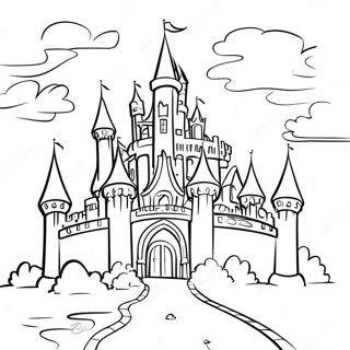 Pagina Para Colorir Do Castelo Misterioso 29154-23043