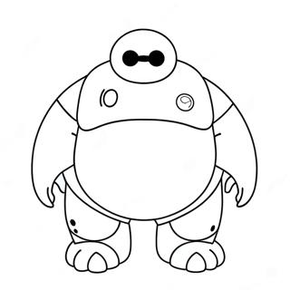 Baymax Páginas Para Colorir