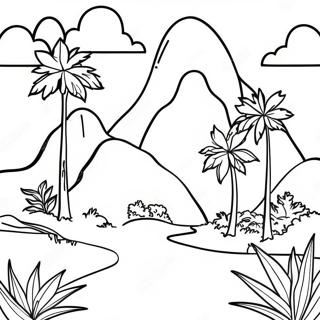 Pagina Para Colorir Da Paisagem Colorida Da Venezuela 30205-23872