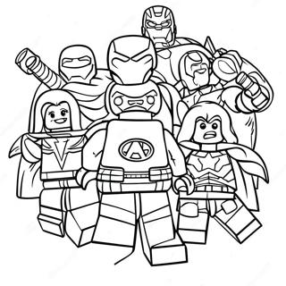 Pagina Para Colorir Dos Vingadores Lego 3020-2422