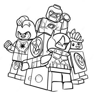 Pagina Para Colorir Dos Vingadores Lego 3020-2423