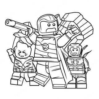 Pagina Para Colorir Dos Vingadores Lego 3020-2424