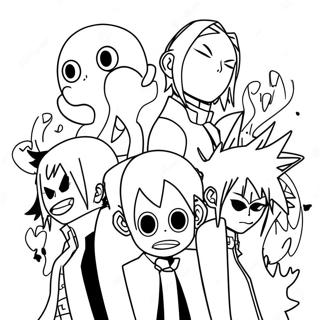 Pagina Para Colorir Dos Personagens Principais De Soul Eater 30324-23965