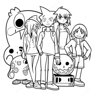 Pagina Para Colorir Dos Personagens Principais De Soul Eater 30324-23966