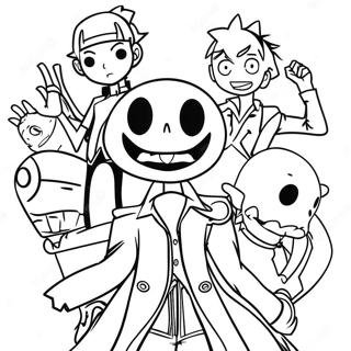 Pagina Para Colorir Dos Personagens Principais De Soul Eater 30324-23967