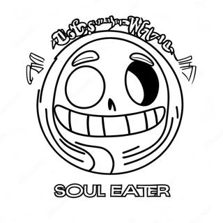 Pagina Para Colorir Do Logo De Soul Eater 30325-23972