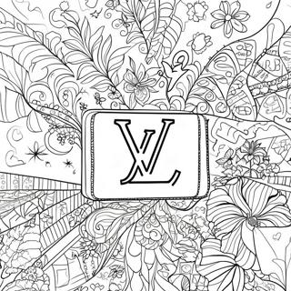 Pagina Para Colorir Do Logo Da Louis Vuitton 30724-24289