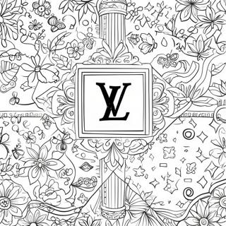 Pagina Para Colorir Do Logo Da Louis Vuitton 30724-24290