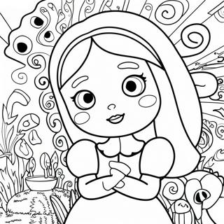 Pagina Para Colorir Da Alice No Pais Das Maravilhas Psicodelica 31084-24564