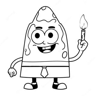 Spongebob Stoner Páginas Para Colorir