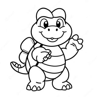 Koopa Troopa Páginas Para Colorir