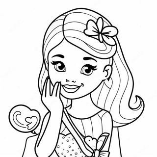 Pagina Para Colorir Barbie Feliz Aniversario 32173-25448