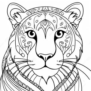 Pagina Para Colorir Grande Gato 32203-25451