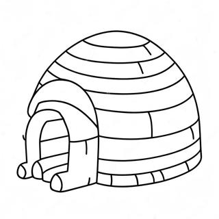 Igloo Páginas Para Colorir