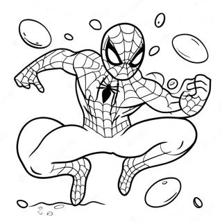 Pagina Para Colorir Homem Aranha Com Ovos De Pascoa Coloridos 32304-25538