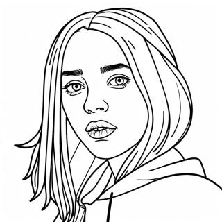 Billie Eilish Páginas Para Colorir