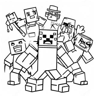 Pagina Para Colorir De Mobs Mutantes Do Minecraft 32753-25890