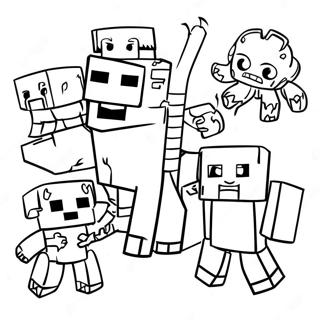 Pagina Para Colorir De Mobs Mutantes Do Minecraft 32753-25892