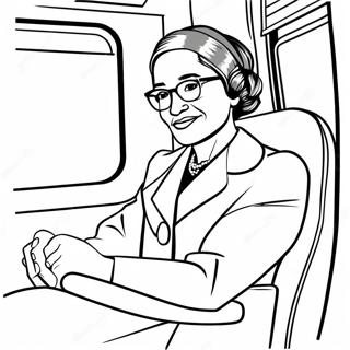 Rosa Parks Páginas Para Colorir