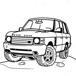 Pagina Para Colorir De Range Rover De Luxo Off Road 34004-26881