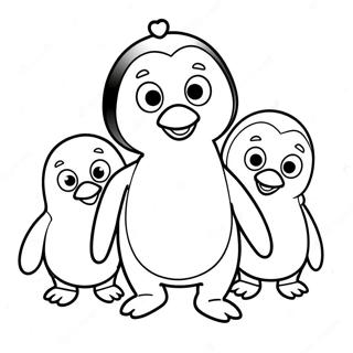 Pagina Para Colorir Do Pingu Com Amigos 34614-27377