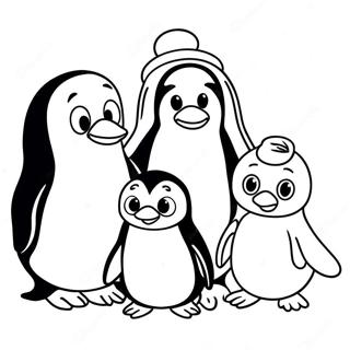 Pagina Para Colorir Do Pingu Com Amigos 34614-27379