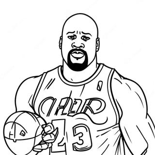 Shaq Páginas Para Colorir