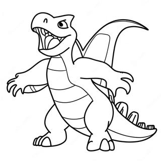 Pagina Para Colorir Do Garchomp Em Acao 35524-28089