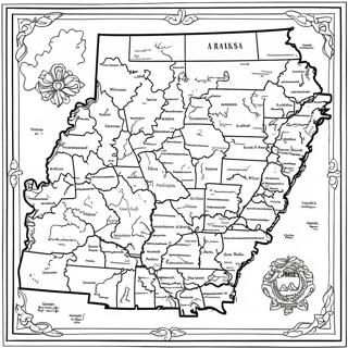 Arkansas Páginas Para Colorir