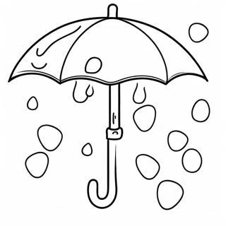 Pagina Para Colorir Linda Guarda Chuva E Gotas De Chuva 36454-28831