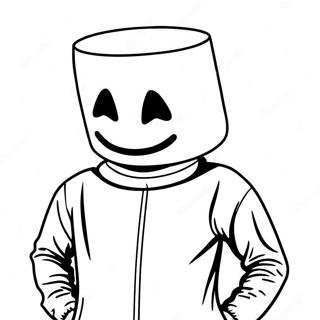 Marshmello Páginas Para Colorir