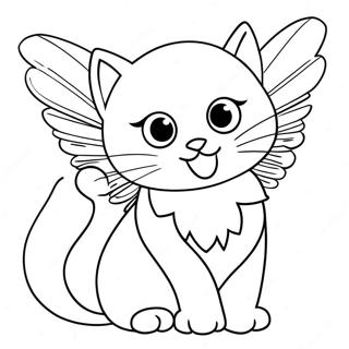 Pagina Para Colorir Do Gato Alado 37663-29770