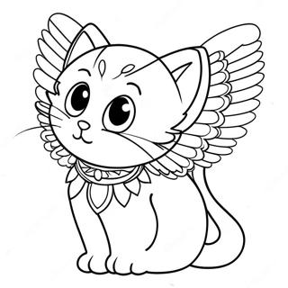 Pagina Para Colorir Do Gato Alado 37663-29771