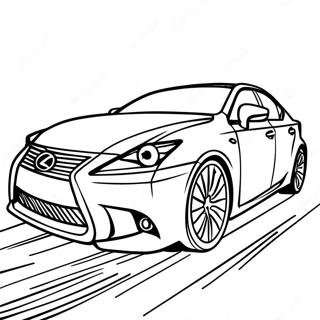 Pagina Para Colorir Do Lexus Em Movimento 39184-30985