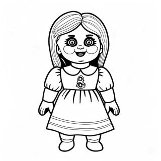 Annabelle Páginas Para Colorir