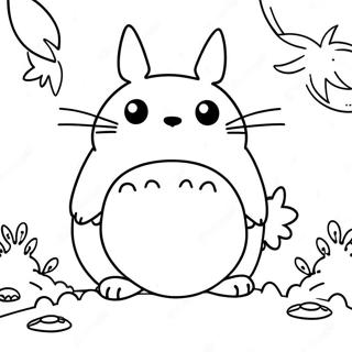 Totoro Páginas Para Colorir