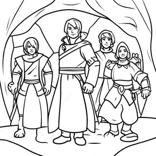 Pagina Para Colorir Festa De Aventureiros Dnd 4011-3193