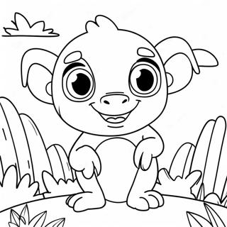 Pagina Para Colorir Do Wallykazam 40893-32295