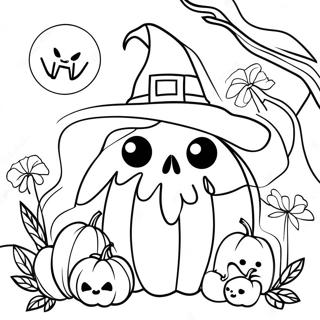 Halloween Para Adultos Páginas Para Colorir