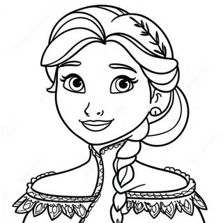 Frozen Feliz Aniversário Páginas Para Colorir