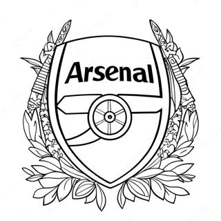 Pagina Para Colorir Do Logotipo Do Arsenal 43023-34008