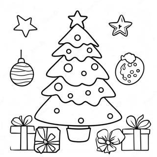 Pagina Para Colorir Da Arvore De Natal Para Pre Escolares 44473-35160