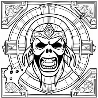 Pagina Para Colorir Logo Da Iron Maiden 45483-35950