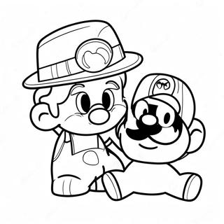 Pagina Para Colorir Da Aventura De Cappy E Mario 4551-3635