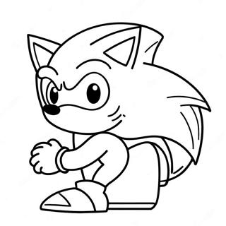 Sonic Vetorial Páginas Para Colorir