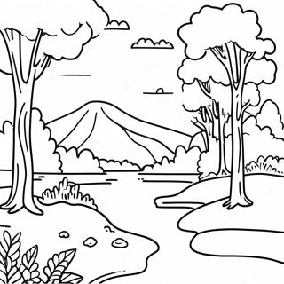 Pagina Para Colorir Da Linda Paisagem Da Carolina Do Norte 46994-37153