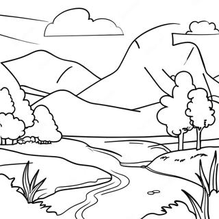 Pagina Para Colorir Da Linda Paisagem Da Carolina Do Norte 46994-37156