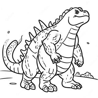 Pagina Para Colorir Do Godzilla Realista 47083-37222