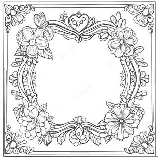 Pagina Para Colorir De Moldura Decorativa 47143-37283