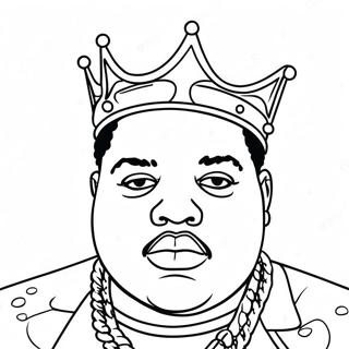 Biggie Smalls Páginas Para Colorir